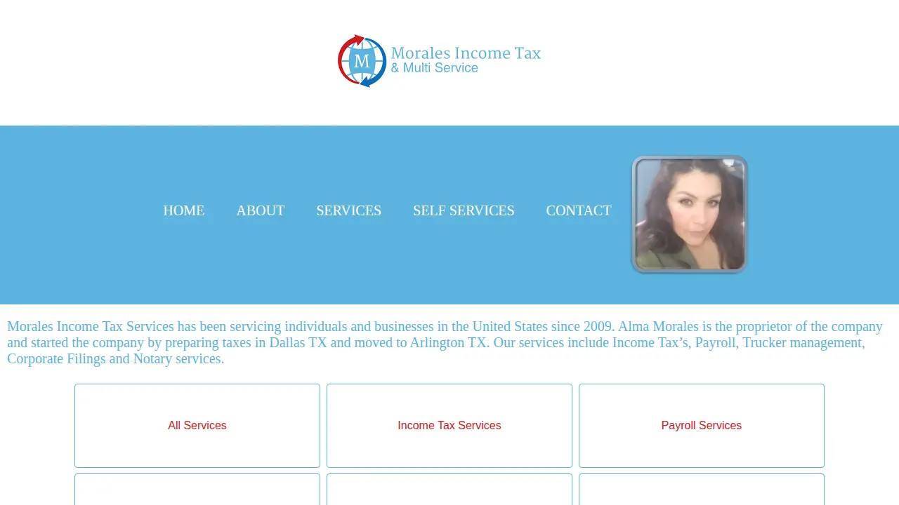 MORALES INCOME TAX & MULTI SERVICE INC.
