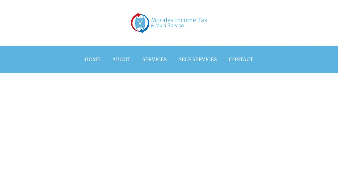 MORALES INCOME TAX & MULTI SERVICE INC. page