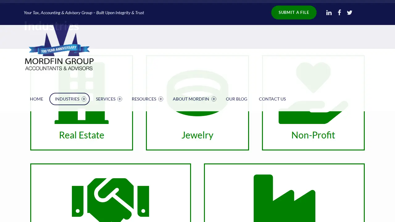 Mordfin Group page