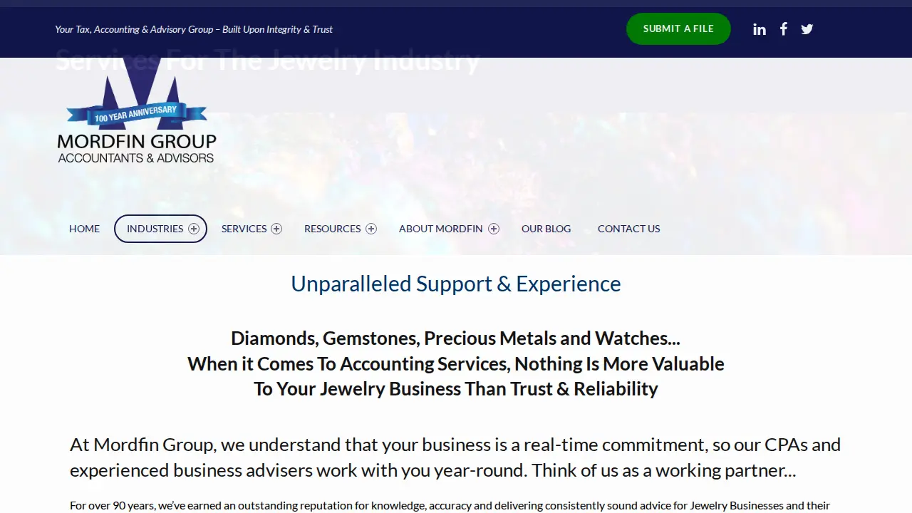 Mordfin Group page