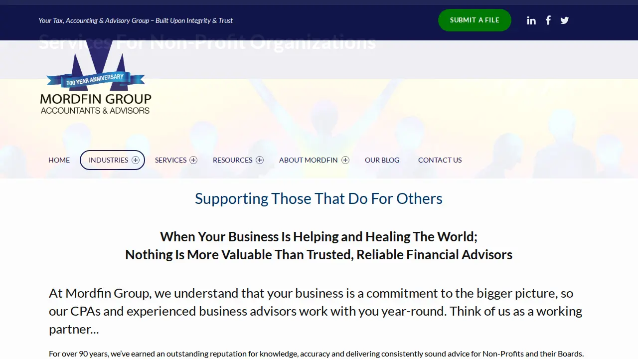 Mordfin Group page