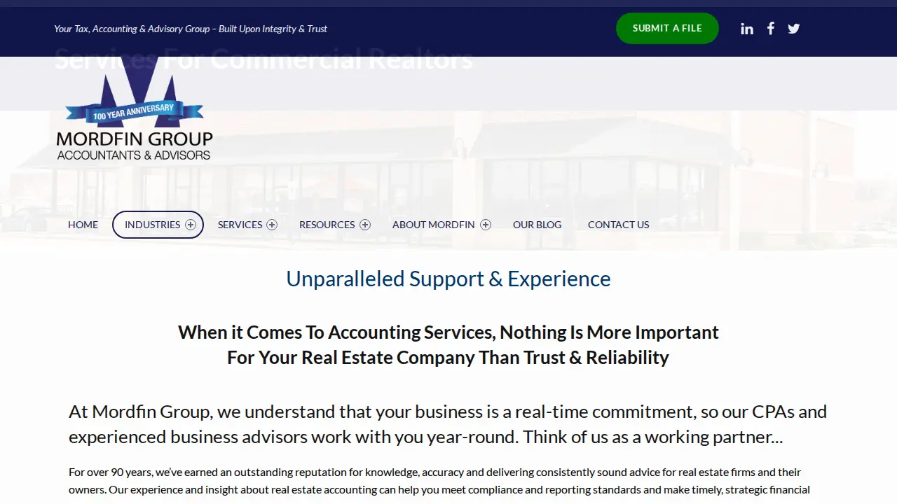 Mordfin Group page