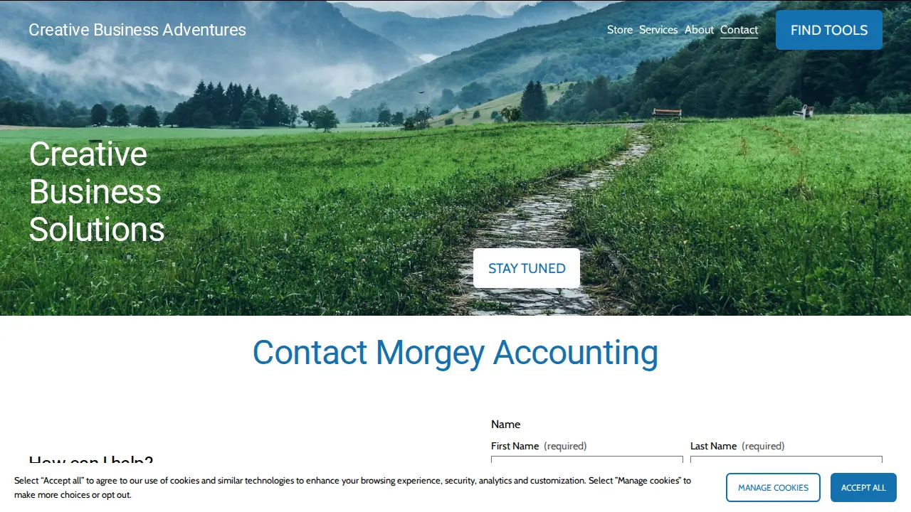 Morgey Accounting, LLC page