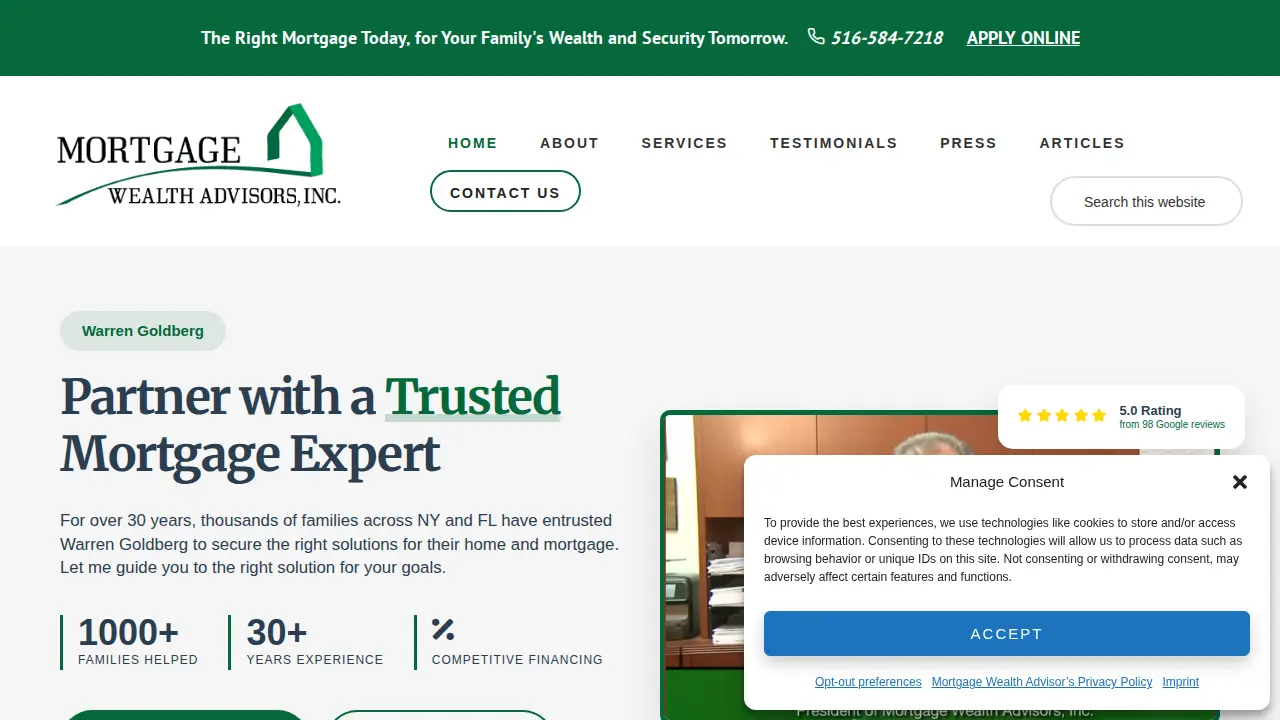 Mortgage Wealth Advisors, Inc.