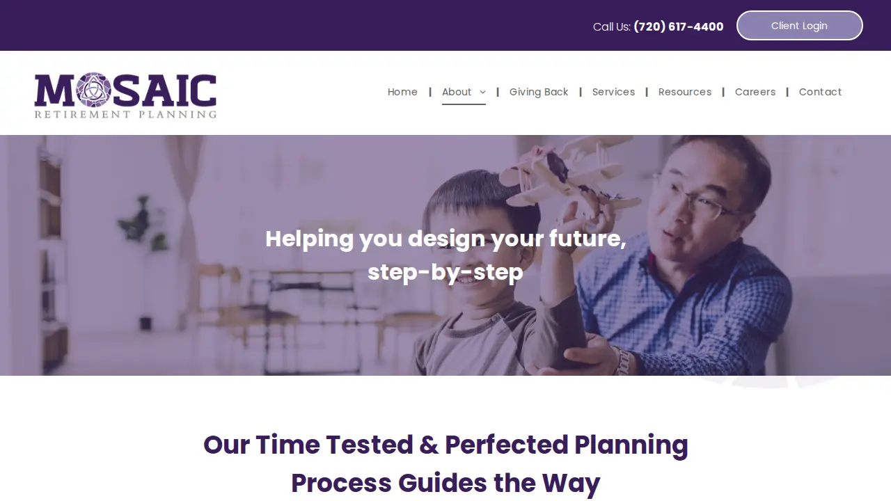 Mosaic Retirement Planning, LLC page