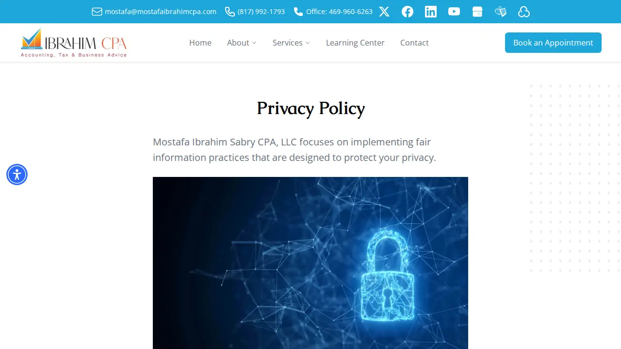 Mostafa Ibrahim Sabry CPA, LLC - Mostafa Ibrahim CPA page