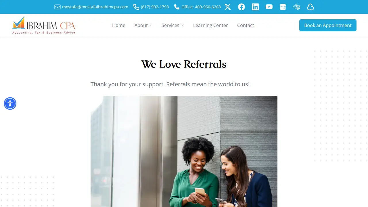 Mostafa Ibrahim Sabry CPA, LLC - Mostafa Ibrahim CPA page