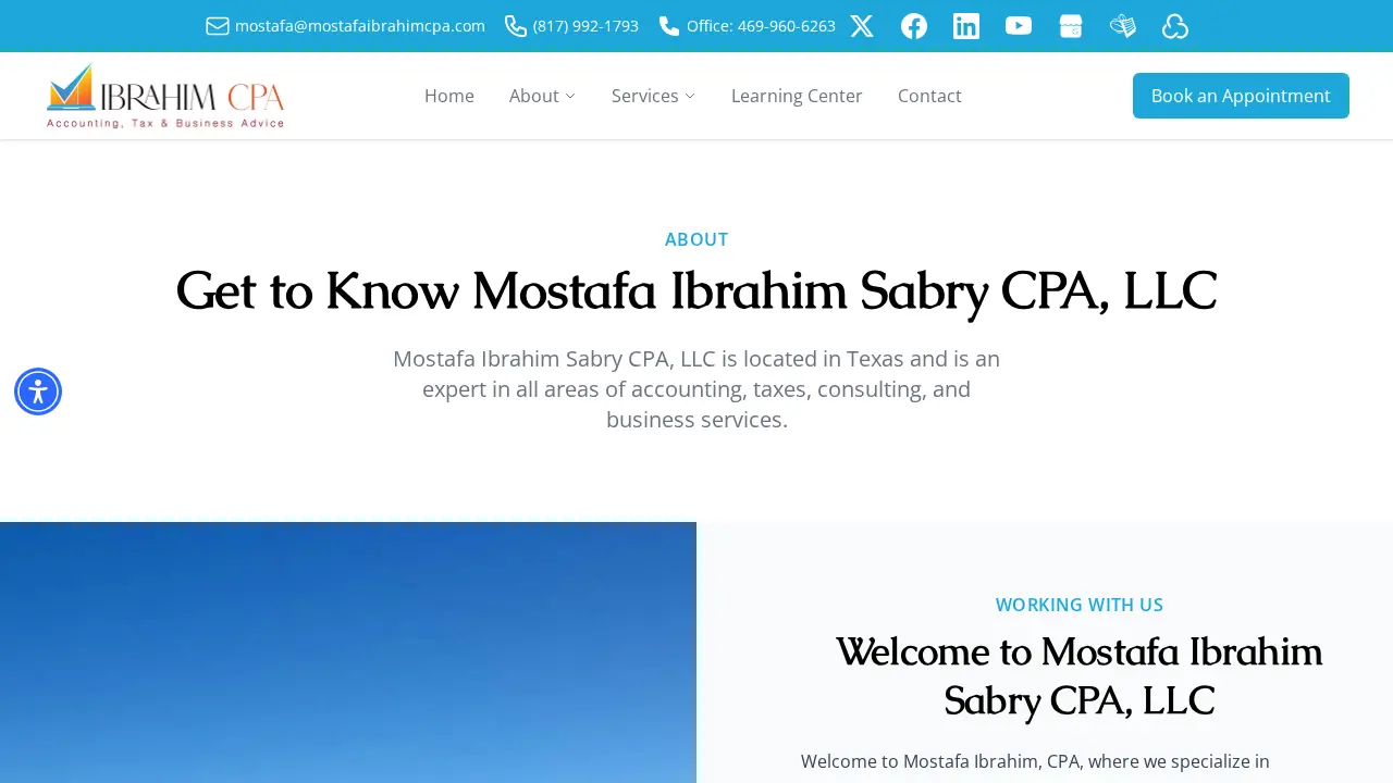 Mostafa Ibrahim Sabry CPA, LLC - Mostafa Ibrahim CPA page