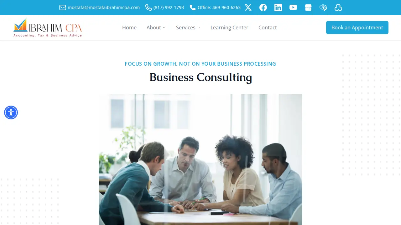 Mostafa Ibrahim Sabry CPA, LLC - Mostafa Ibrahim CPA page