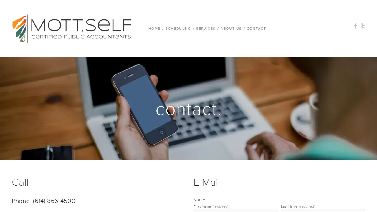 Mott, Self & Associates page
