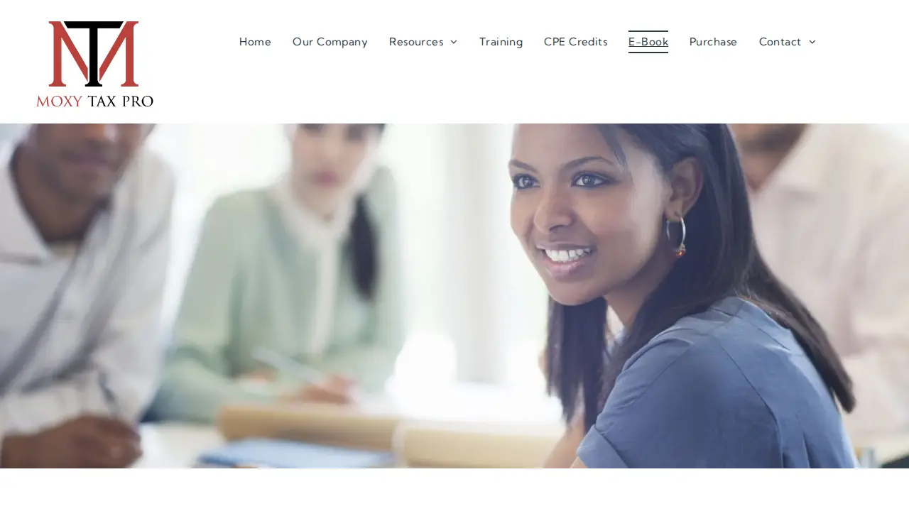 Moxy Tax Pro page