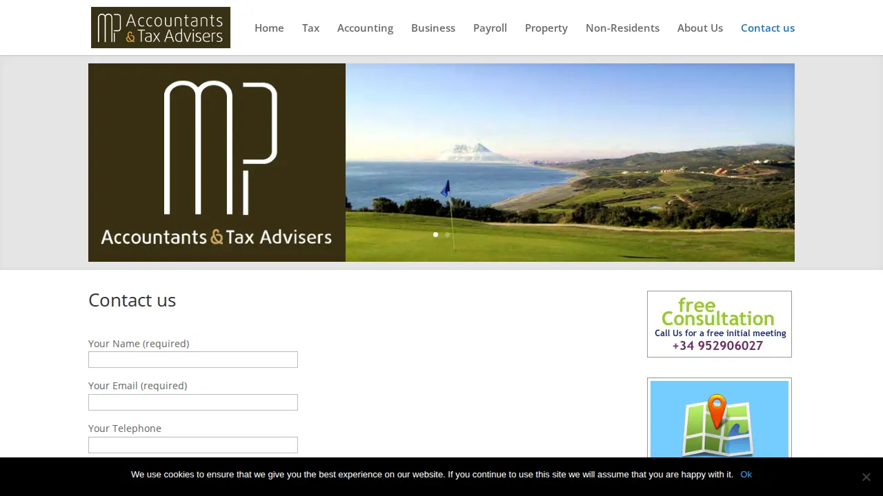 MP Accountants page