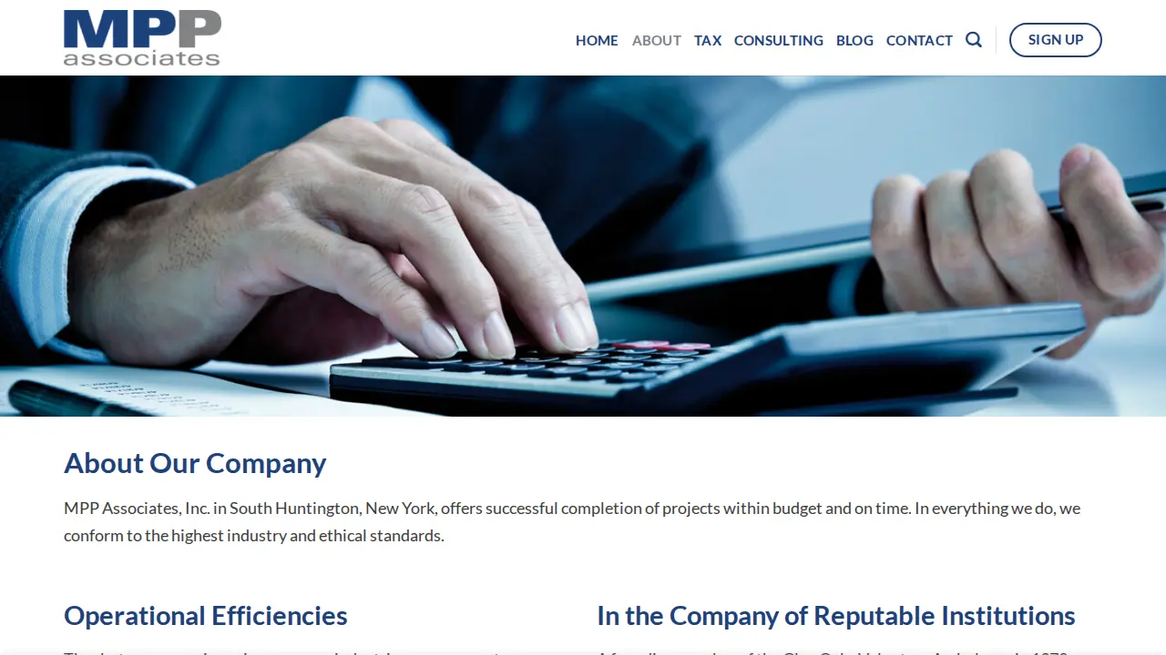MPP Associates page
