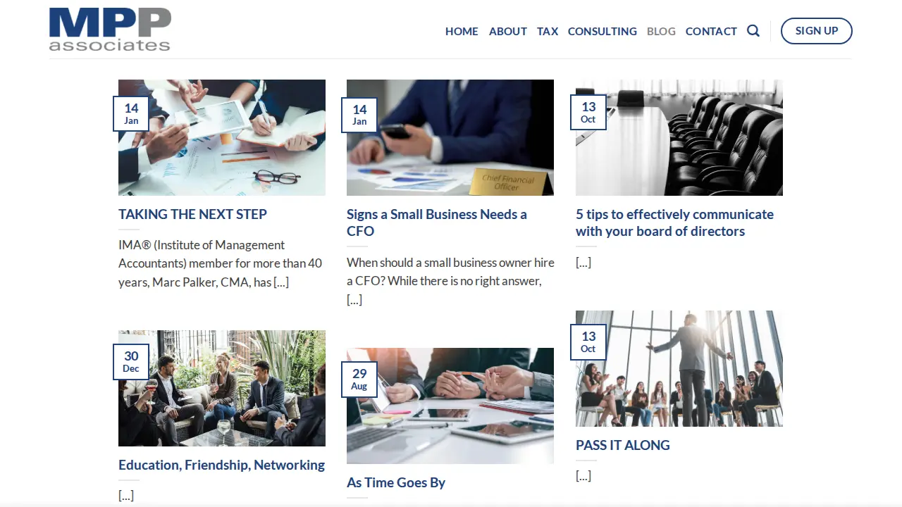 MPP Associates page