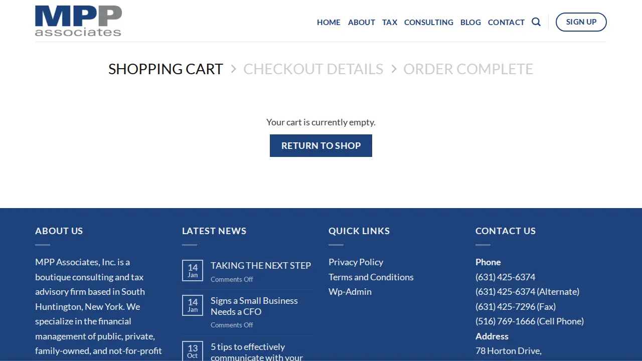 MPP Associates page