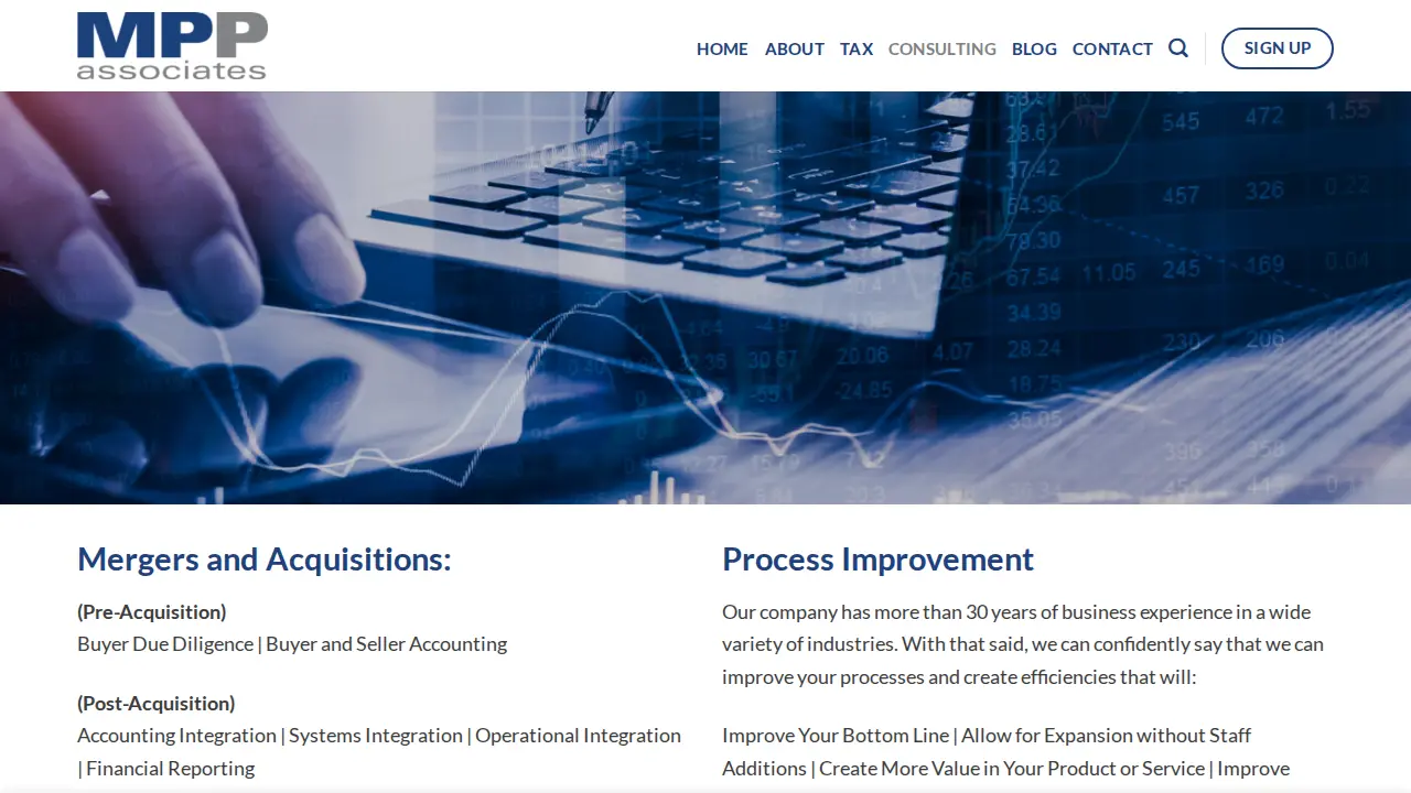 MPP Associates page