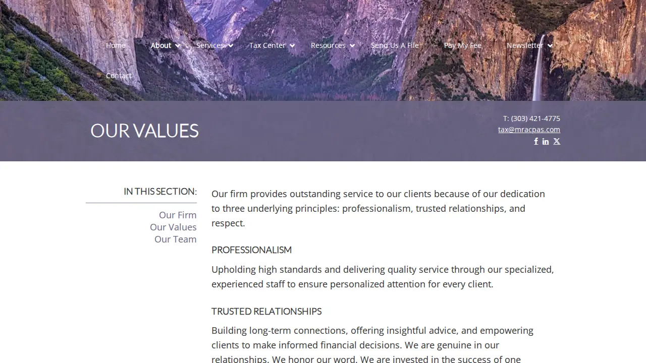 MRA CPAs LLC page
