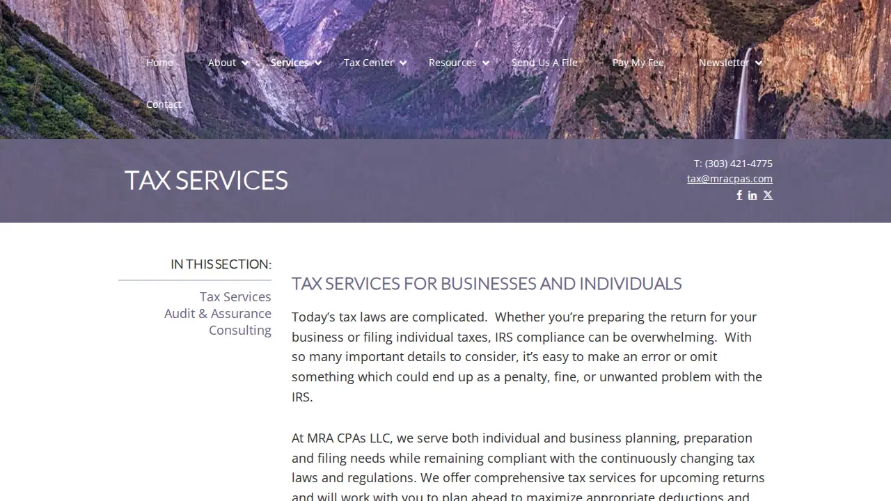 MRA CPAs LLC page