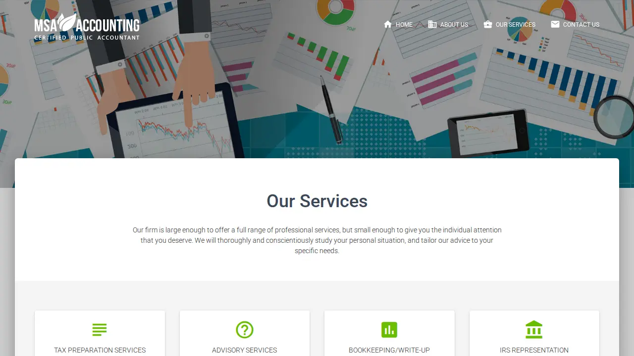 MSA Accounting page