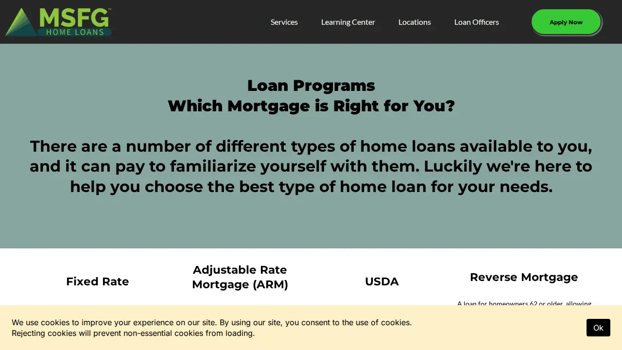 Mountain State Financial Group page