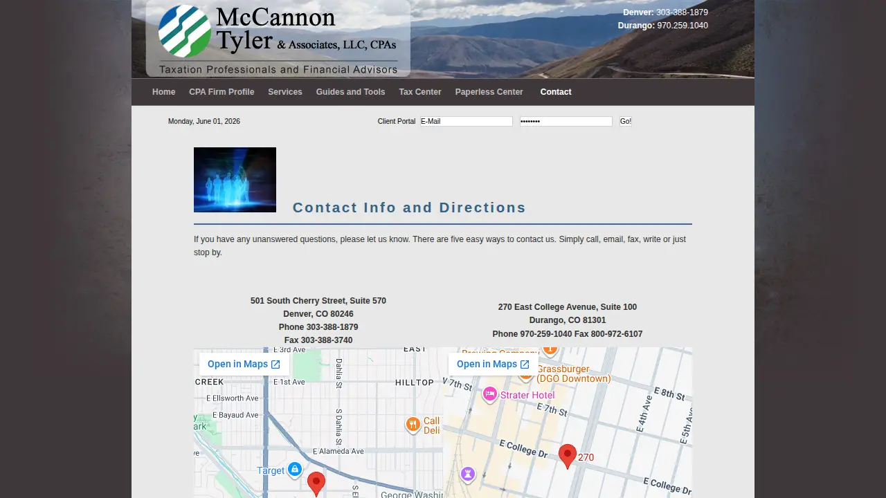 Mc Cannon Tyler & Associates LLC page