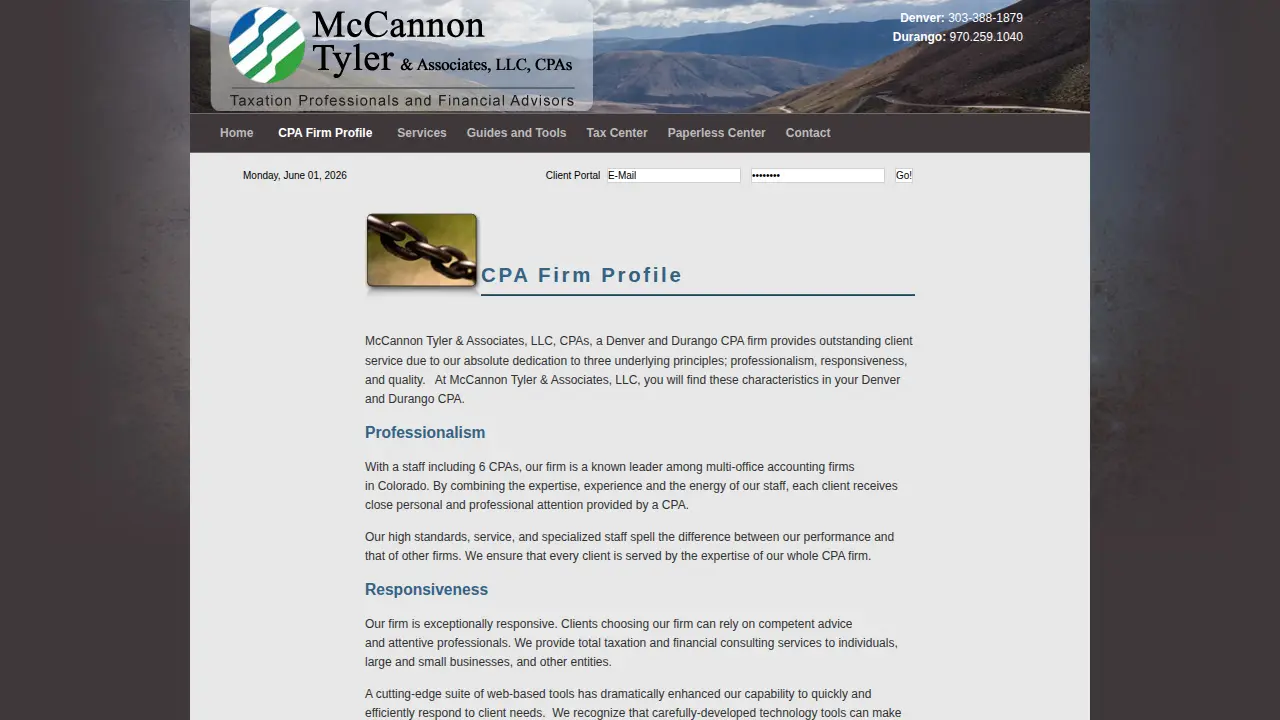 Mc Cannon Tyler & Associates LLC page