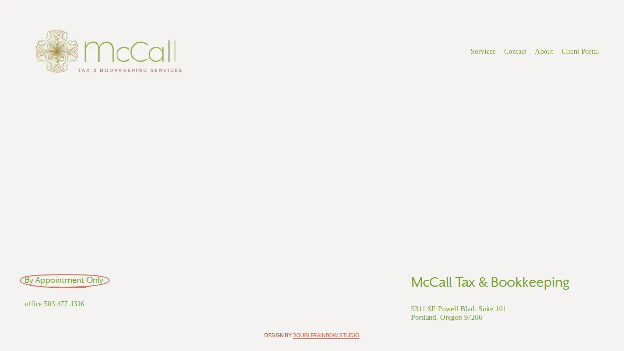 McCall Tax & Bookkeeping Services, Inc. page