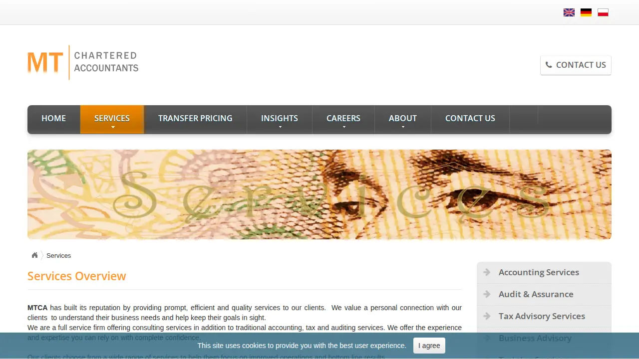 MT Chartered Accountants Sp. z o.o. - usługi księgowe Warszawa page