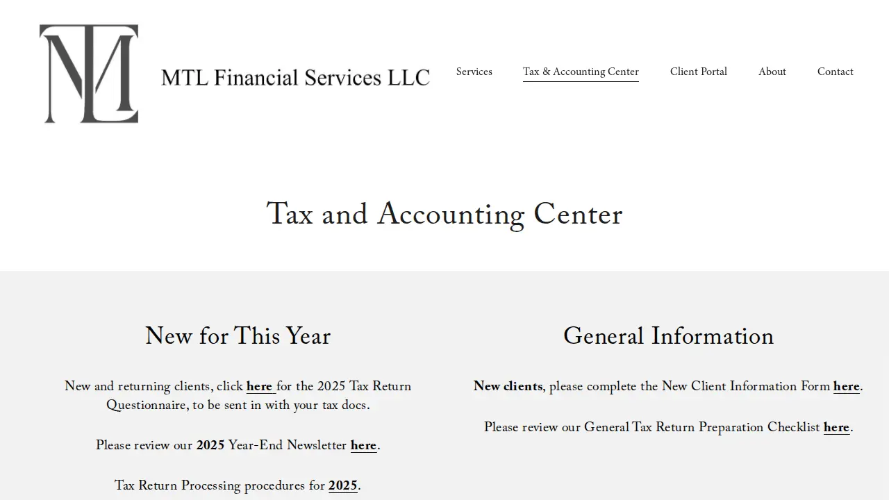 MTL Financial Services LLC page