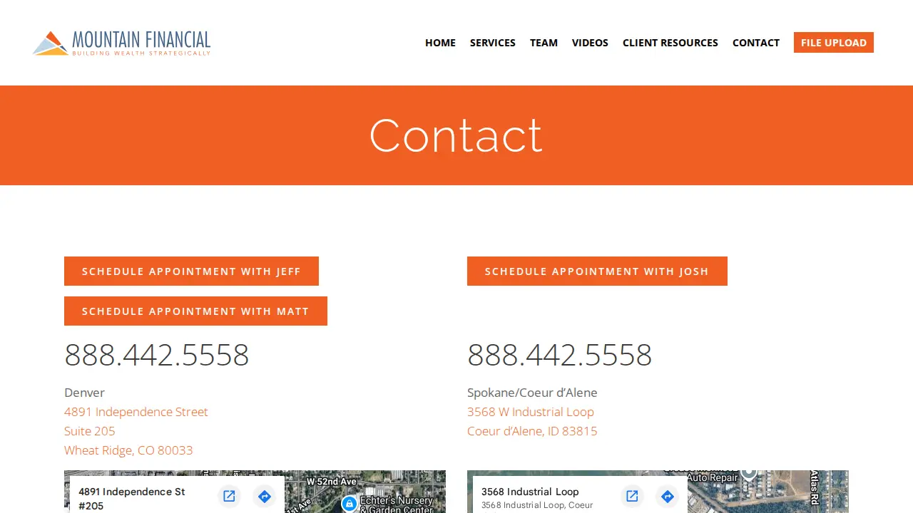 Mountain Financial, LLC page