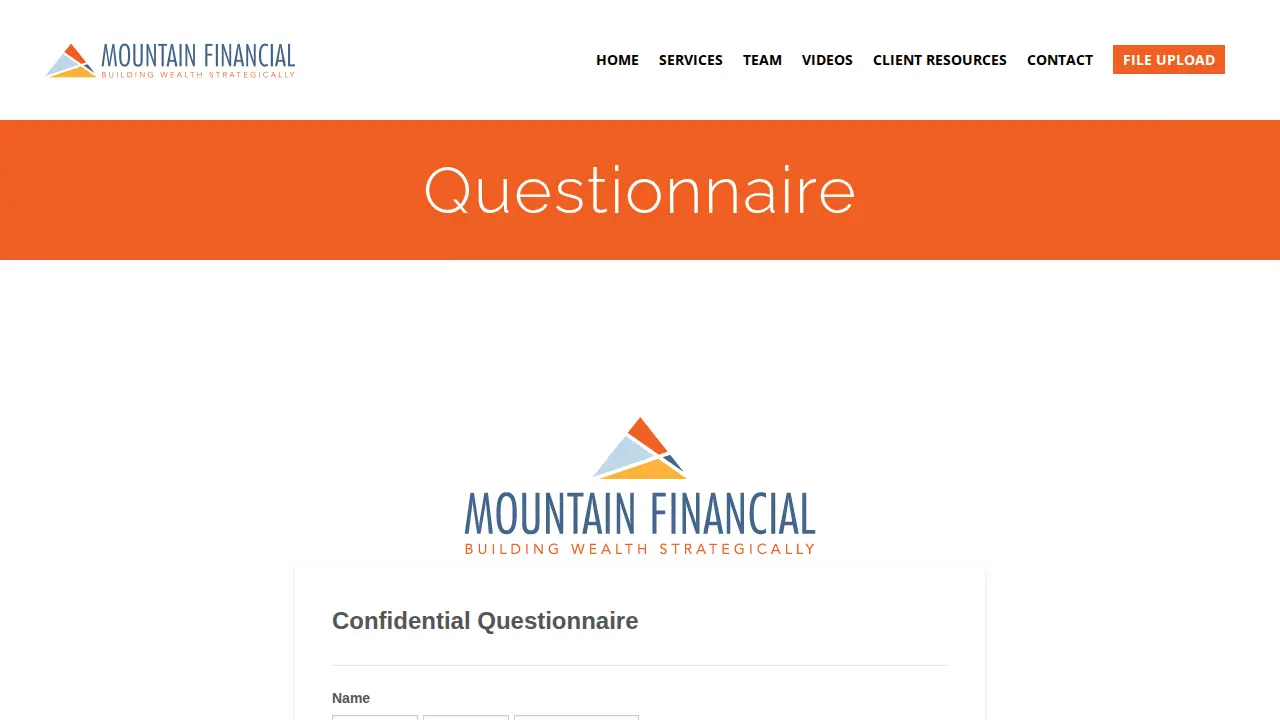 Mountain Financial, LLC page
