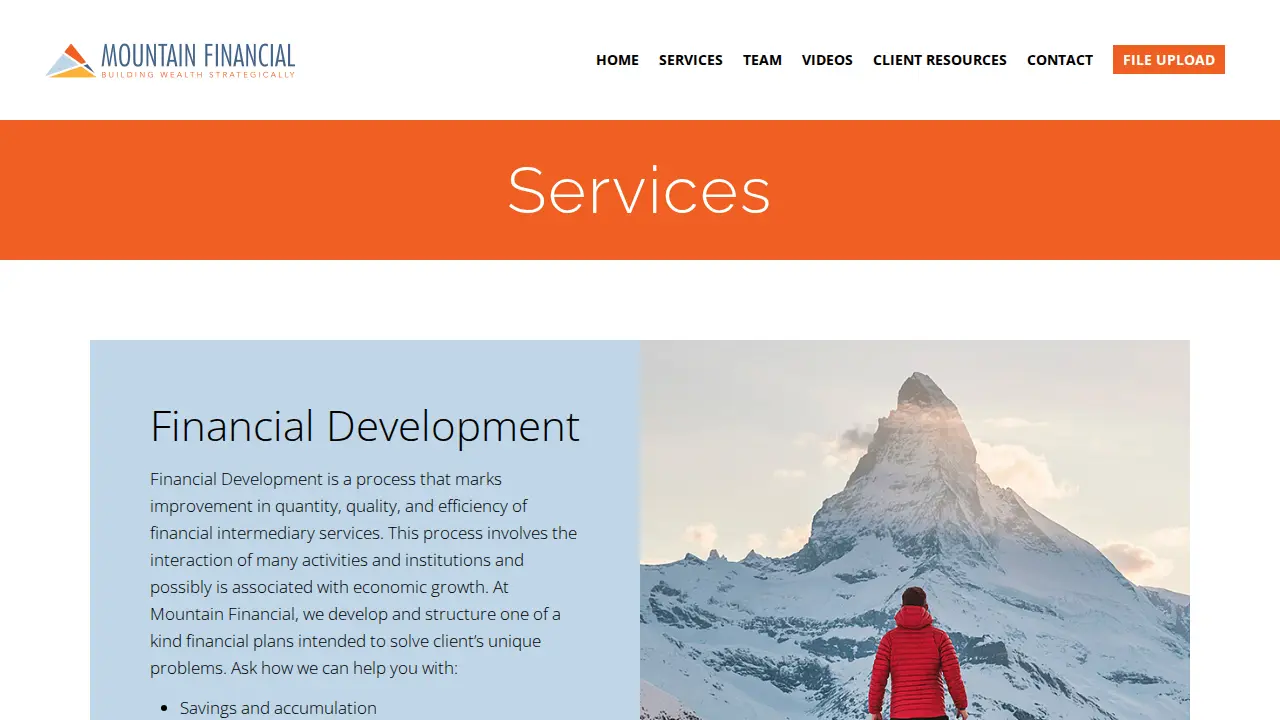 Mountain Financial, LLC page