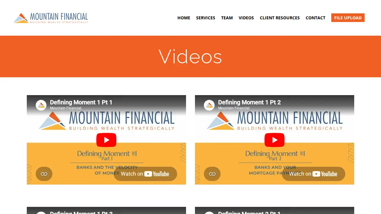 Mountain Financial, LLC page