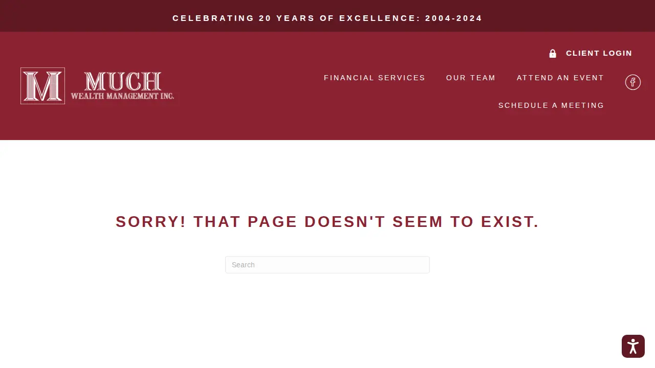 Much Wealth Management, Inc. page