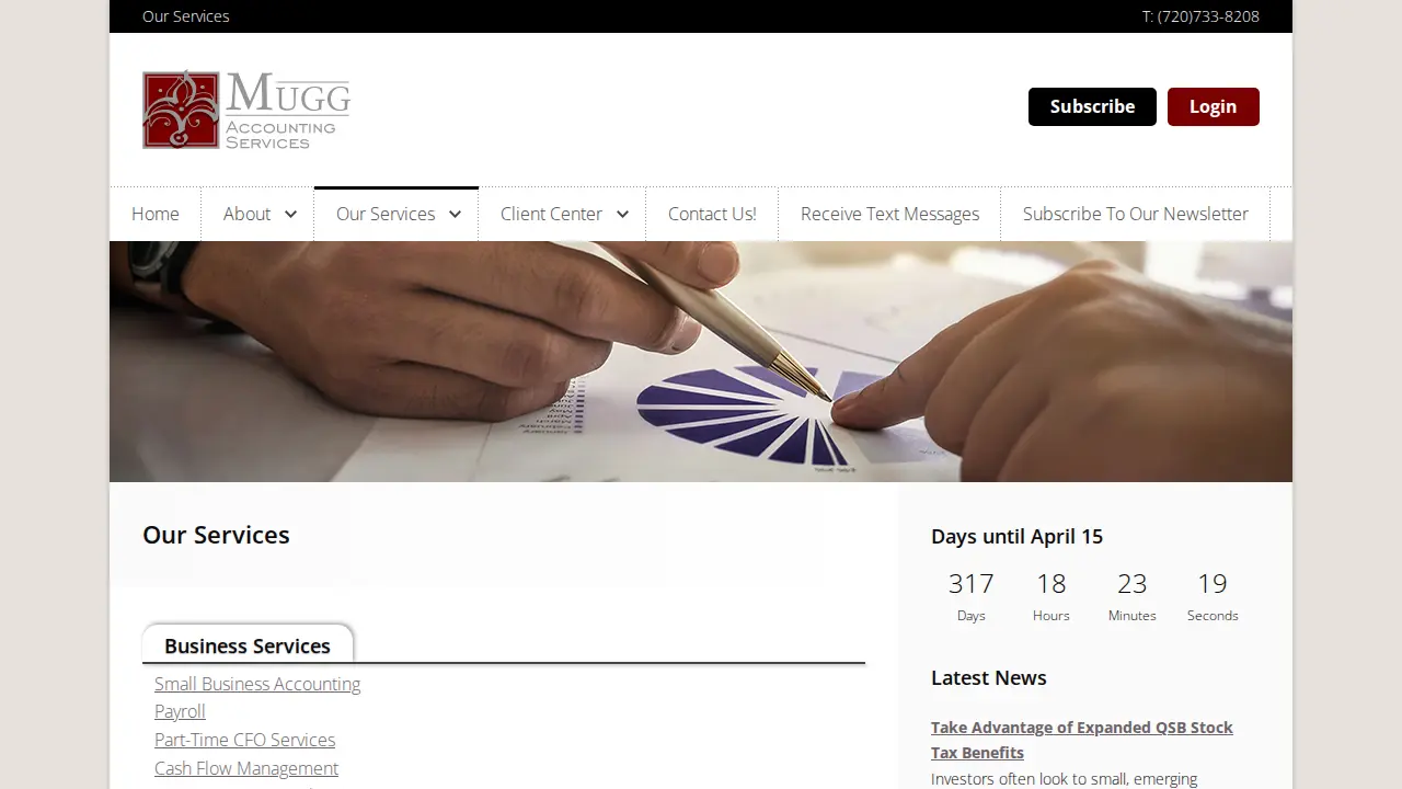 mugg accounting page
