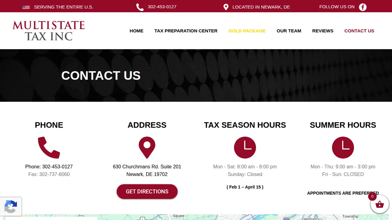 Multi State Tax Inc page