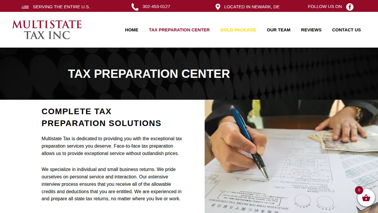 Multi State Tax Inc page