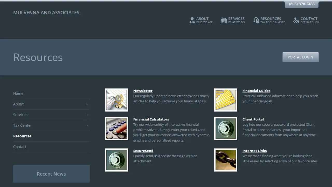 Mulvenna and Associates page