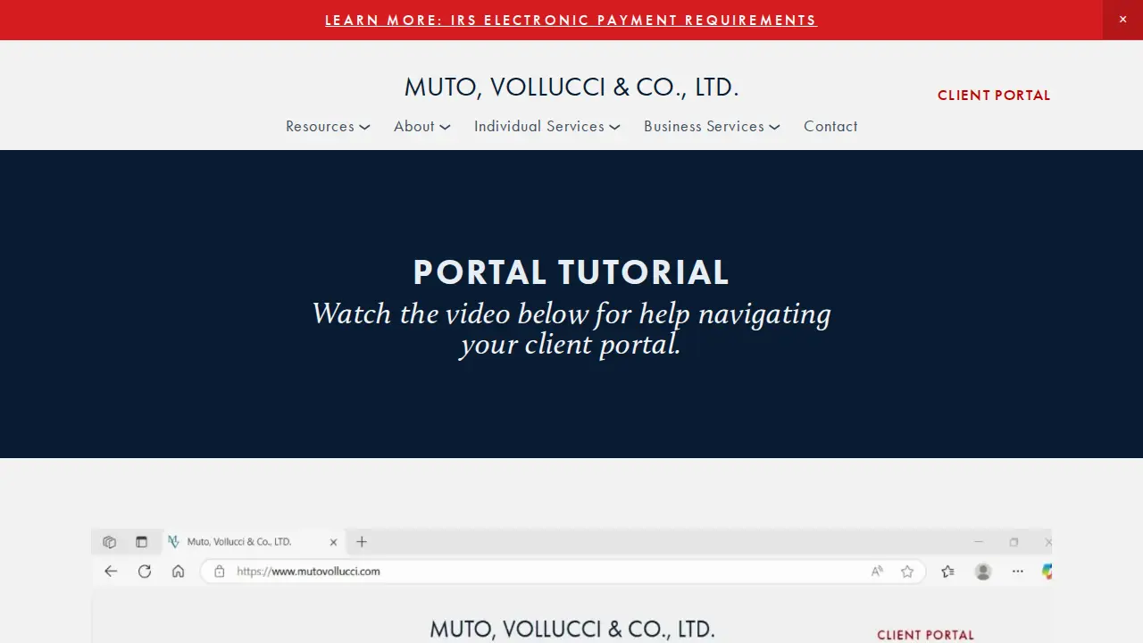 Muto, Vollucci & Co., Ltd. page