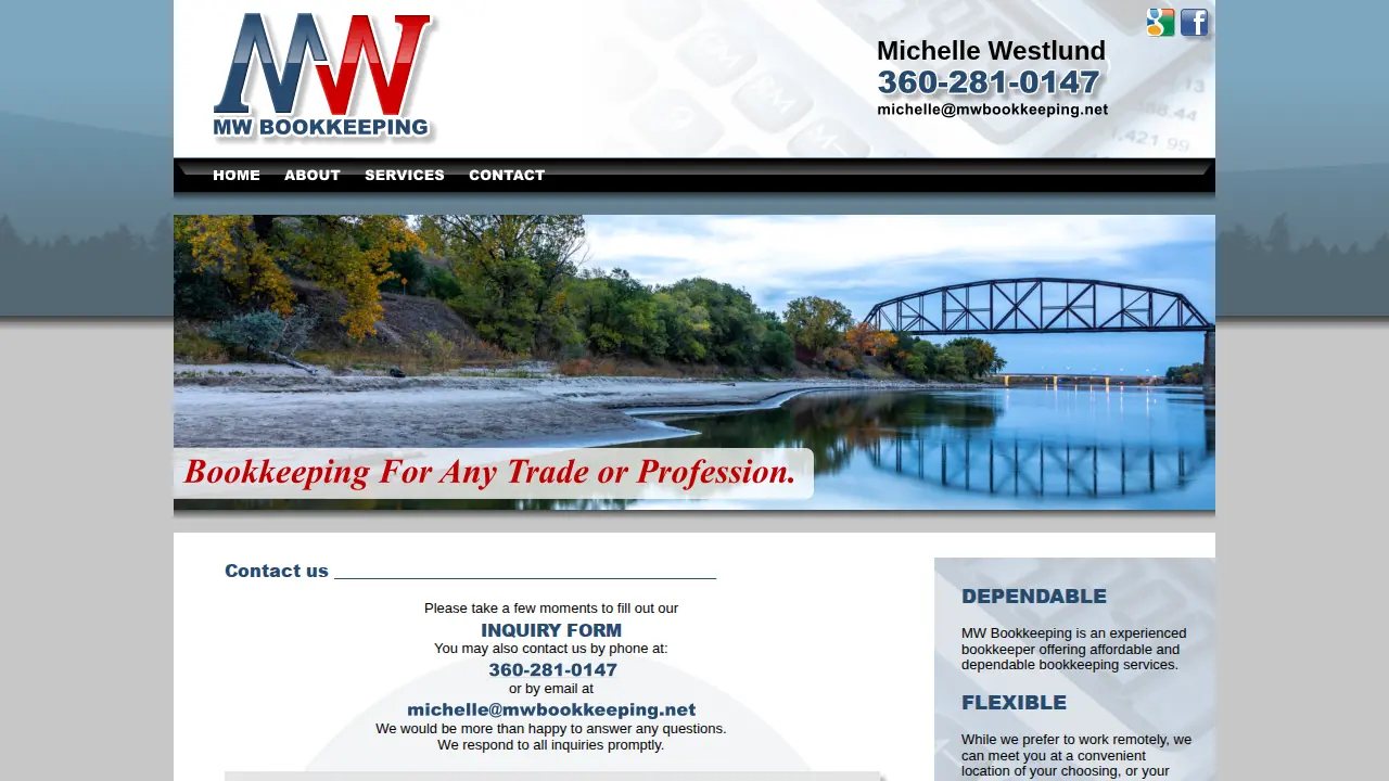 MW Bookkeeping page