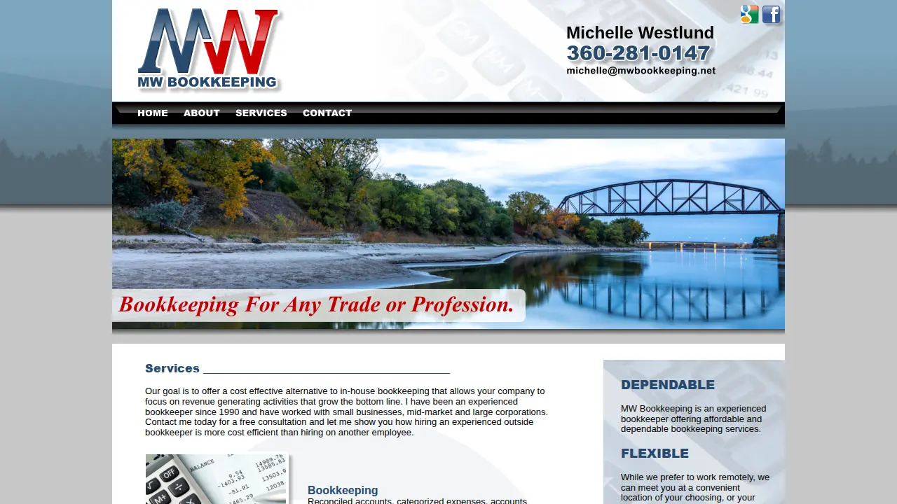 MW Bookkeeping page