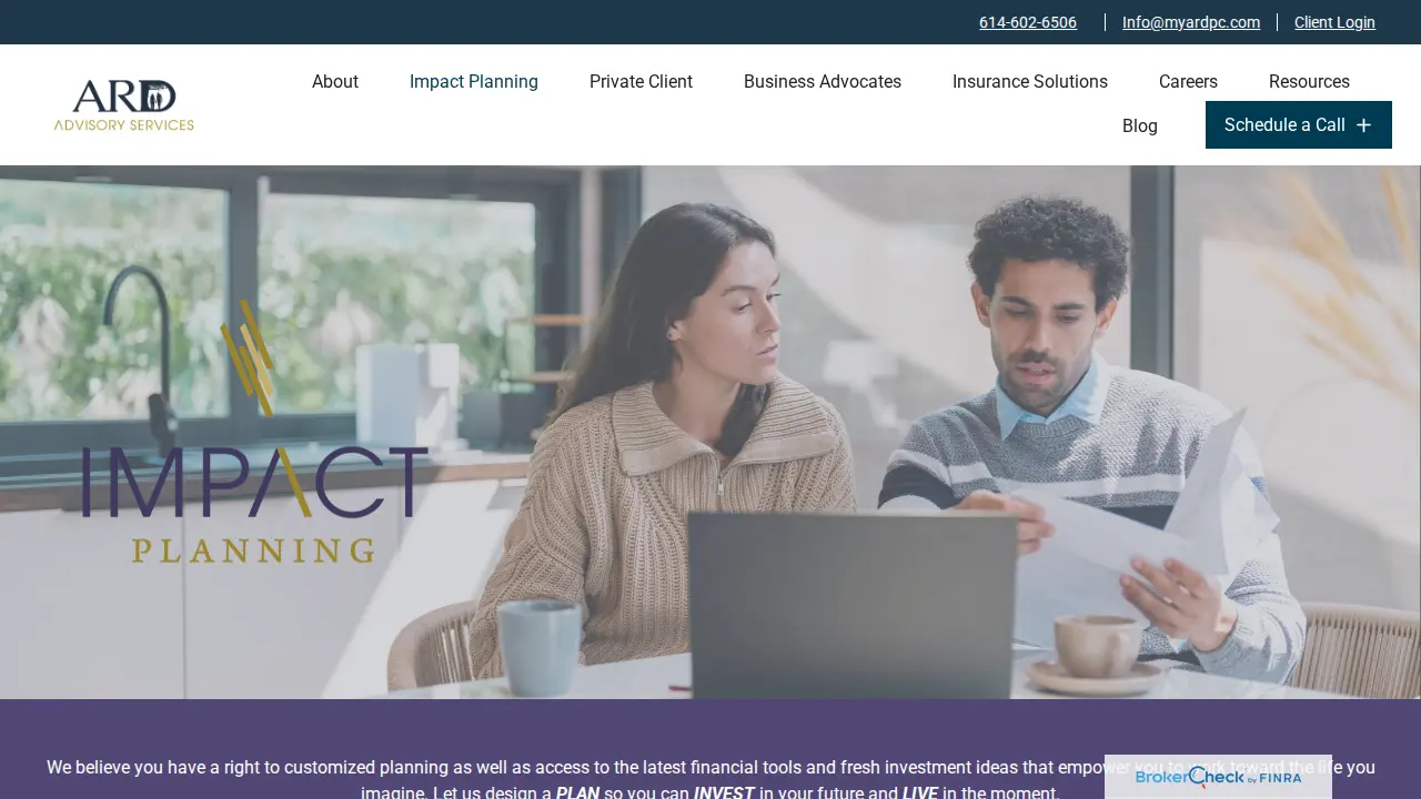 Advanced Retirement Design page