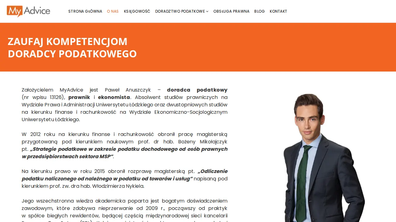 Kancelaria doradcy podatkowego page