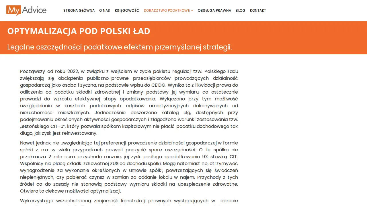 Kancelaria doradcy podatkowego page