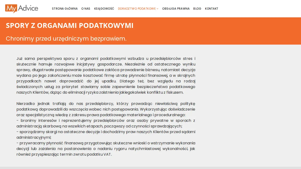 Kancelaria doradcy podatkowego page