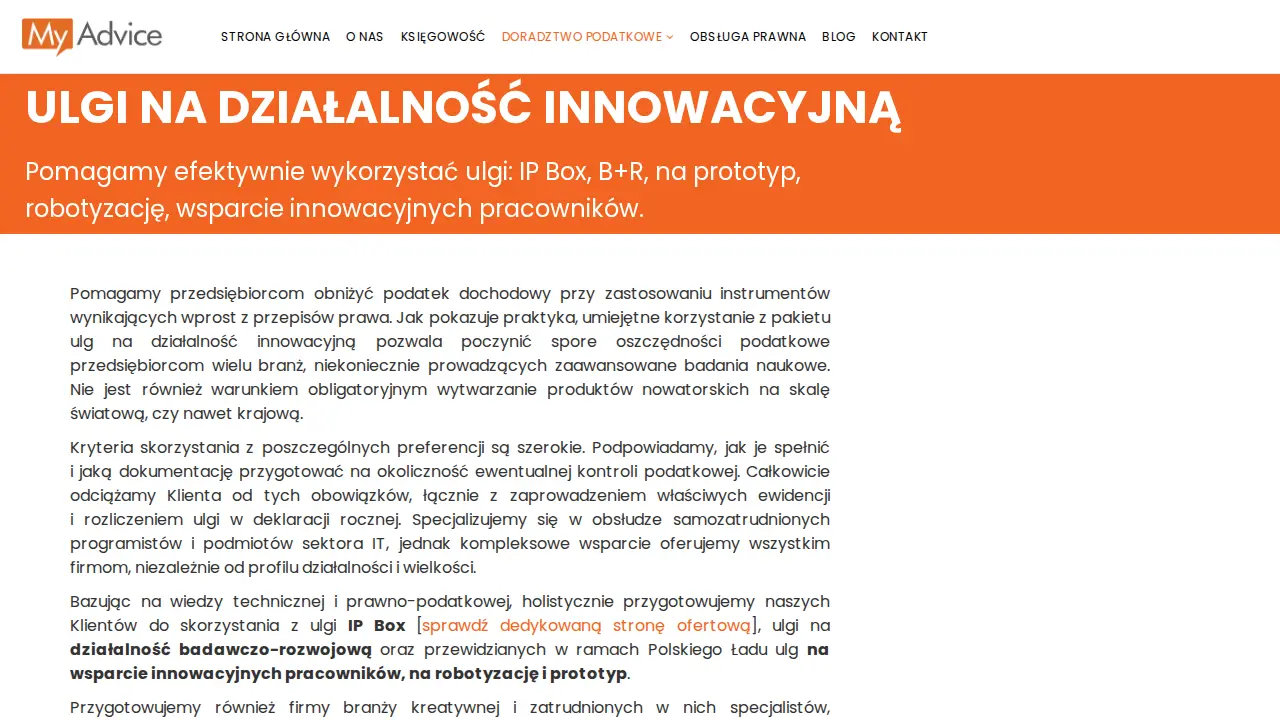 Kancelaria doradcy podatkowego page