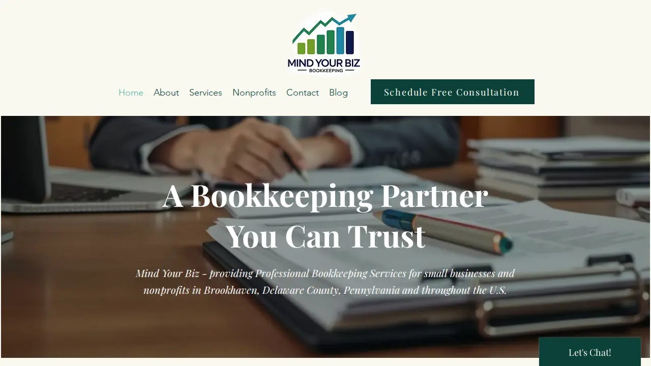 Mind Your Biz, LLC website