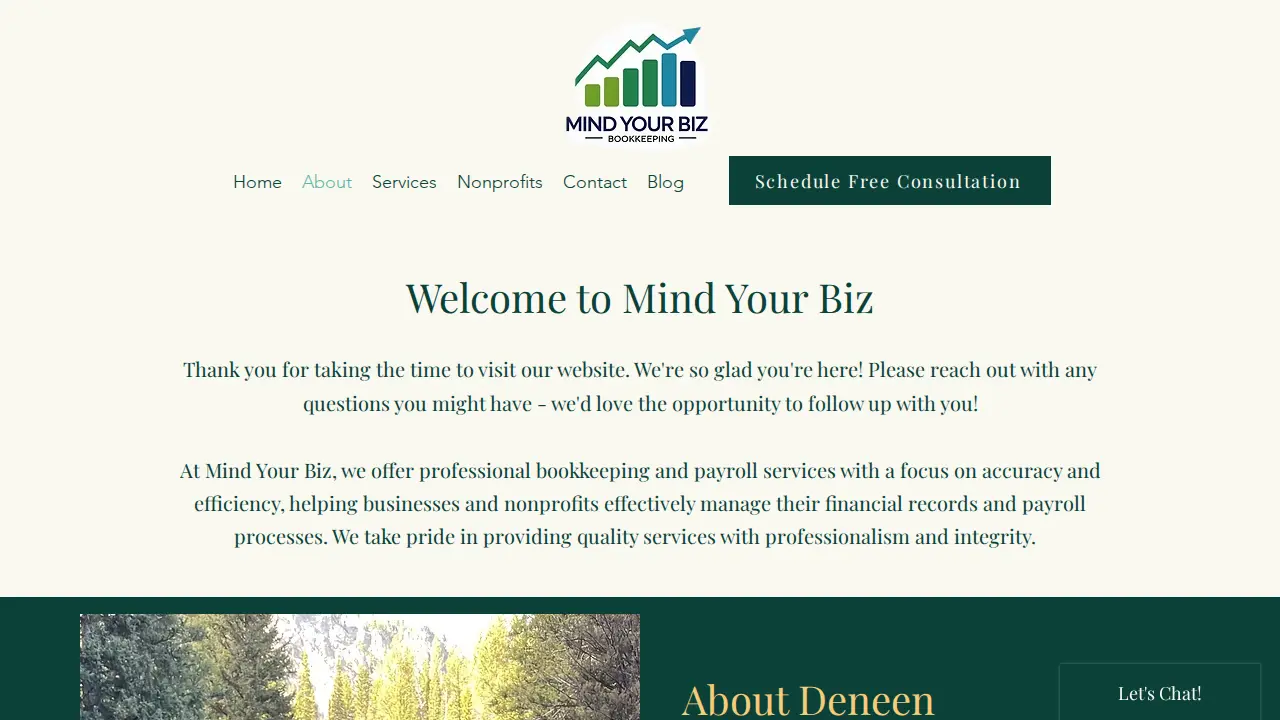 Mind Your Biz, LLC page