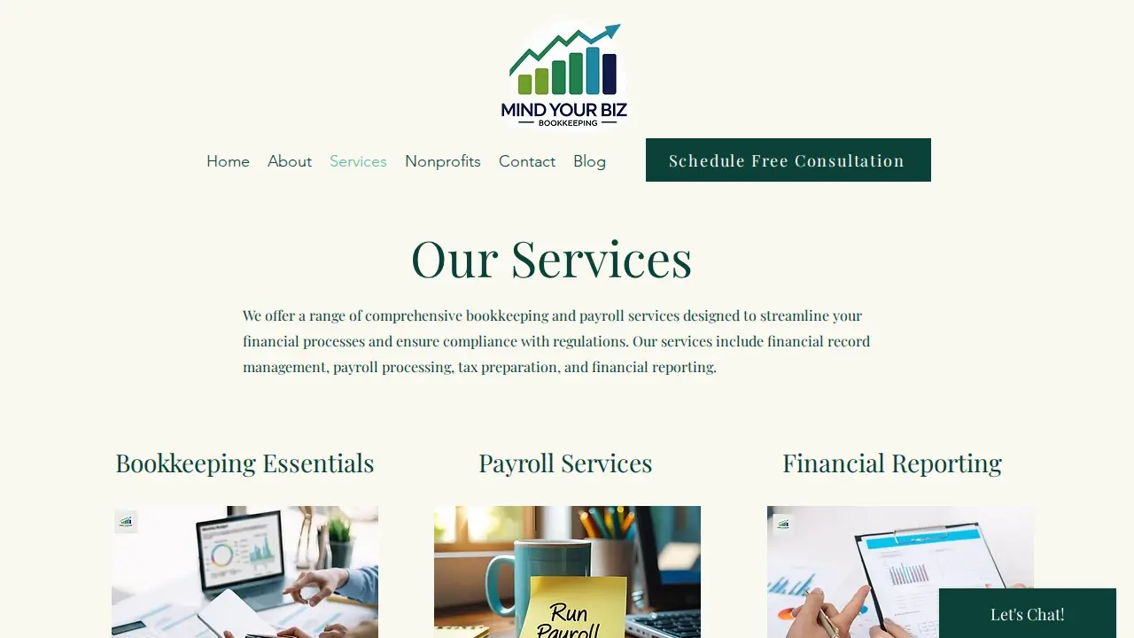 Mind Your Biz, LLC page
