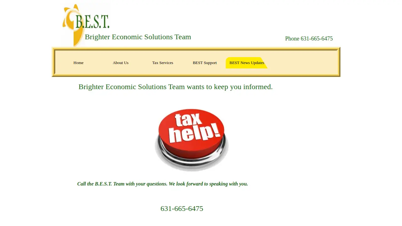 Best Economic Solutions Team page